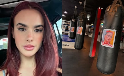 Foto de Gala Montes en sacos de pelea de escuela de boxeo enciende las redes tras polémica con Adrián Marcelo