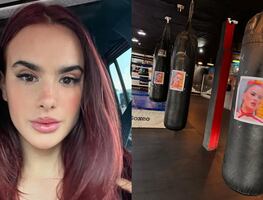 Foto de Gala Montes en sacos de pelea de escuela de boxeo enciende las redes tras polémica con Adrián Marcelo