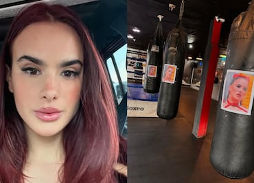 Foto de Gala Montes en sacos de pelea de escuela de boxeo enciende las redes tras polémica con Adrián Marcelo