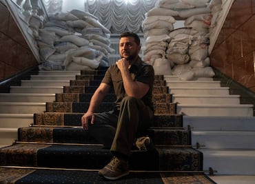 Presidente Zelenski, personaje del año según la revista Time