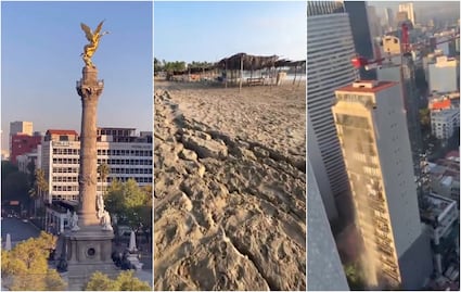 Sismo en Guerrero sacude al Ángel de la Independencia en CDMX y abre grieta en Acapulco. VIDEO