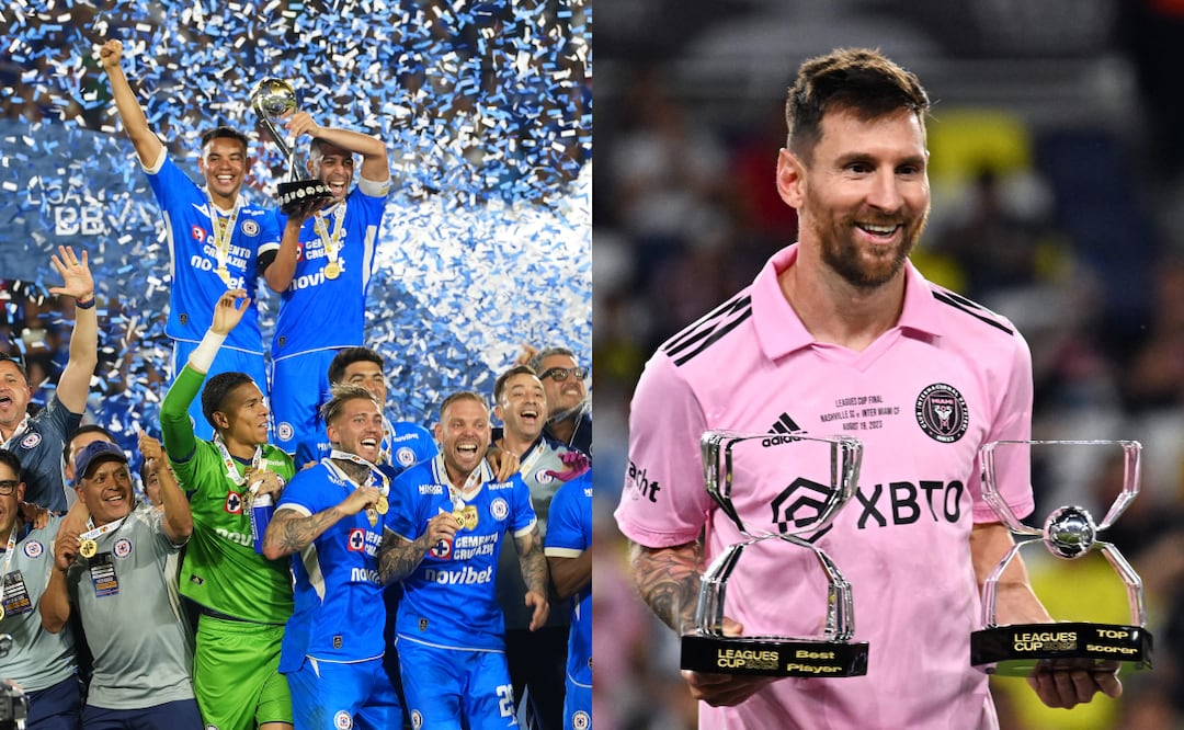 ¡Se viene la revancha! Cruz Azul volverá a medirse con el Inter de Miami de Lionel Messi en la Campeones Cup 2026. Foto: EFE / AFP