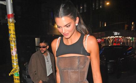 Kendall Jenner impacta con lencería 'imposible' sobre atuendo transparente tras la Met Gala