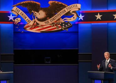 Debate presidencial. Inicia el esperado cara a cara, Trump vs Biden