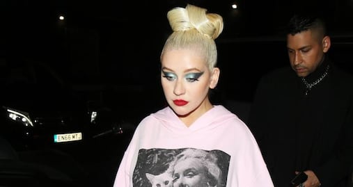 El look 'sin pantalón' con el que Christina Aguilera arrasó en Londres