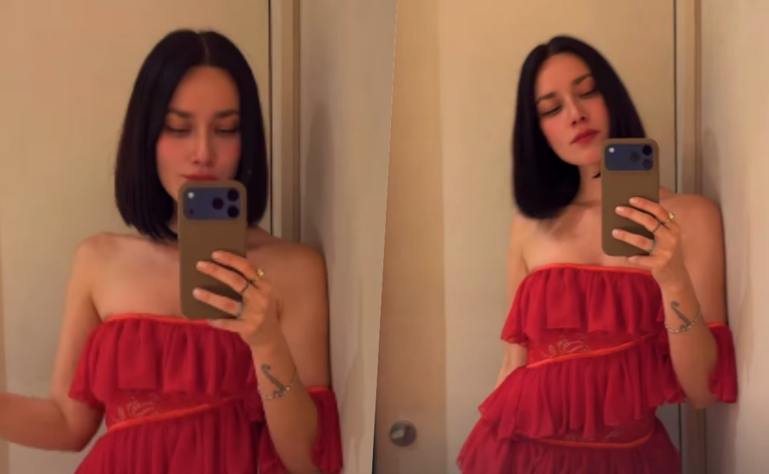 Violinista de Nodal causa revuelo con look rojo tras ser supuestamente “silenciada” por los Aguilar. Foto: TikTok