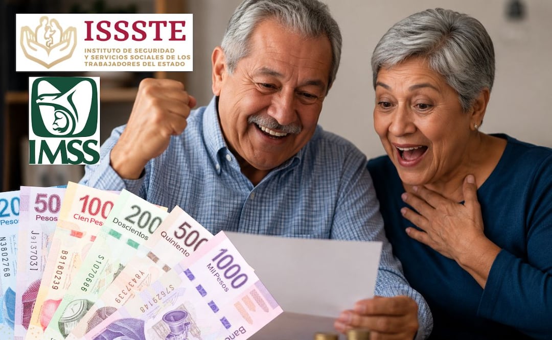¿Qué pensionados del IMSS e ISSSTE recibirán pago doble en JULIO? Monto. Foto: Canva / ISSSTE / IMSS