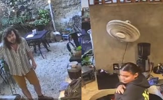 Extranjero agrede a empleada y amenaza con incendiar cafetería en Mérida. VIDEO