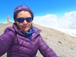 ¡Orgullo mexicano! Montañista Perla Tijerina vivió 32 días en el volcán Pico de Orizaba