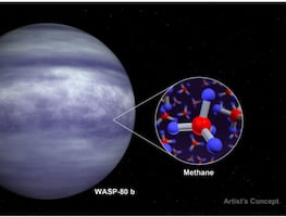 Histórico hallazgo: Telescopio James Webb revela metano y vapor de agua en exoplaneta 'Júpiter cálido'