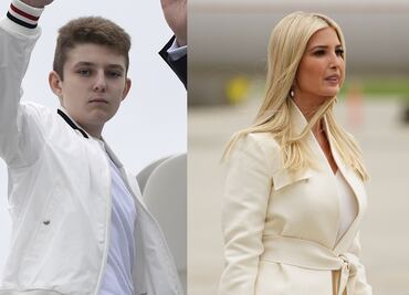 Barron e Ivanka, hijos de Donald Trump, dan negativo a prueba de Covid-19
