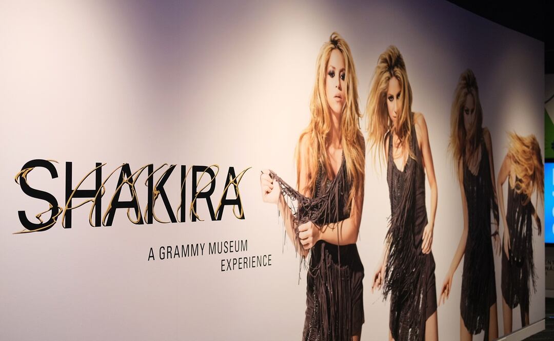 Museo del Grammy presenta exhibición de Shakira . Foto: EFE