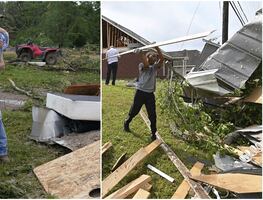 Video. Así se vivió el tornado que azotó Mississippi el fin de semana
