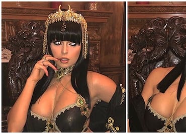 Demi Rose conquista Instagram con sexy disfraz de ‘Cleopatra’