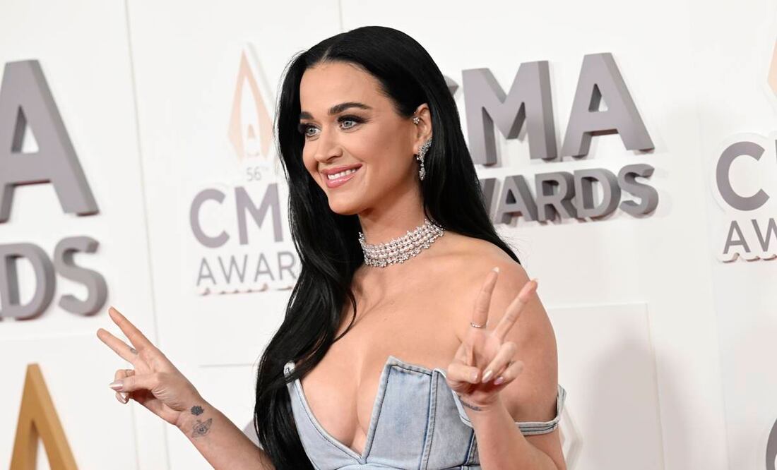 El bikini de crochet con el que Katy Perry encendió las redes sociales. Foto: AP