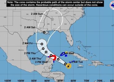 Delta, peligroso huracán de categoría 4, avanza hacia Yucatán