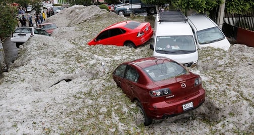 Prensa de EU destaca tormenta de granizo que azotó a Guadalajara
