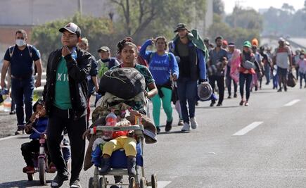 Caravana migrante llegará a CDMX tras última parada en Puebla