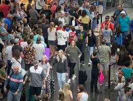 4 de julio. Récord de viajeros en aeropuertos de EU previo al feriado