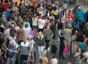 4 de julio. Récord de viajeros en aeropuertos de EU previo al feriado
