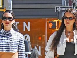 Bella Hadid y Dua Lipa destilan glamour y estilo en Nueva York