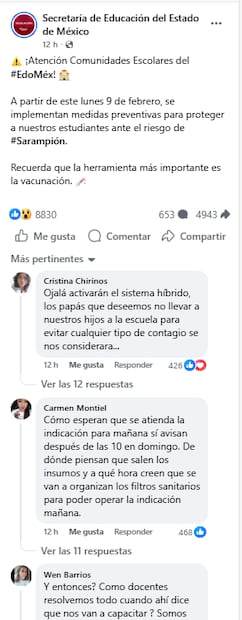Foto: FB Secretaría de Educación del Estado de México