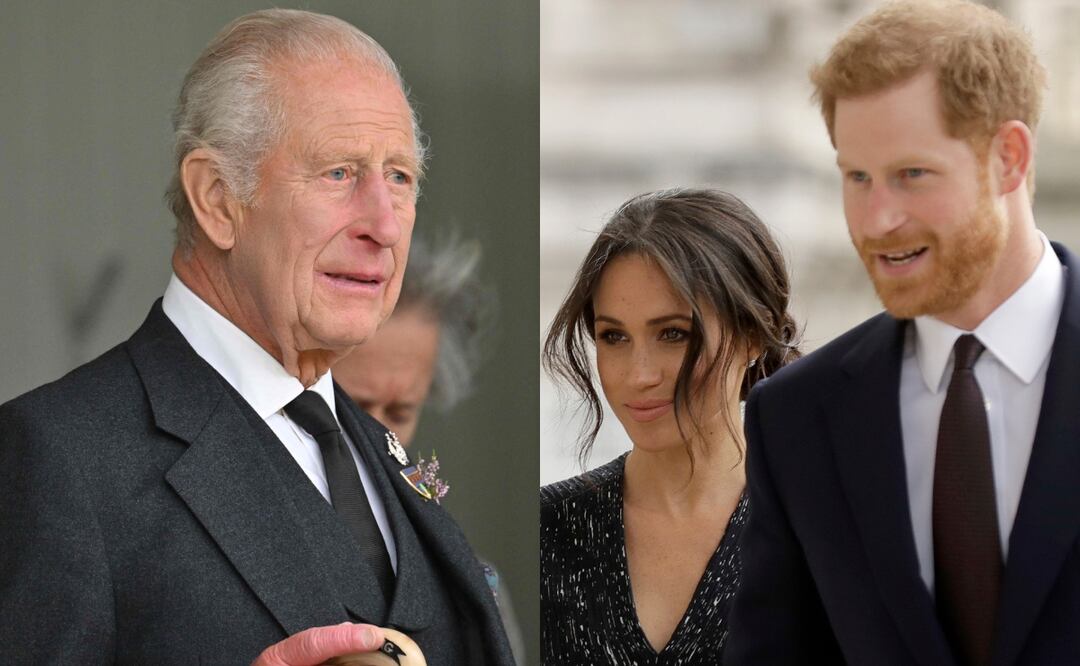Rey Carlos III delicado de salud: Meghan y Harry permitirán que vea a Archie y Lilibet antes de que sea demasiado tarde. Foto: AFP / AP Photo/Matt Dunham, FILE