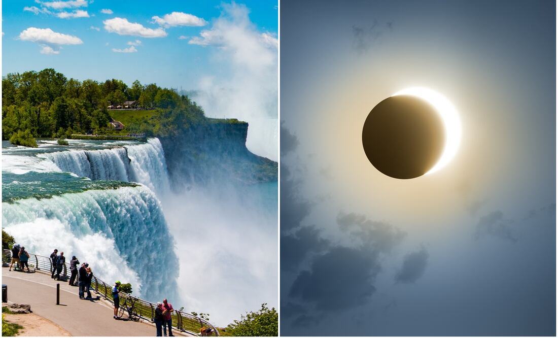 Eclipse Solar de 2024. La NASA prepara eventos especiales en las Cataratas del Niágara para disfrutarlo. Foto: iSTOCK-Bruno Valenzano-peterschreiber.media