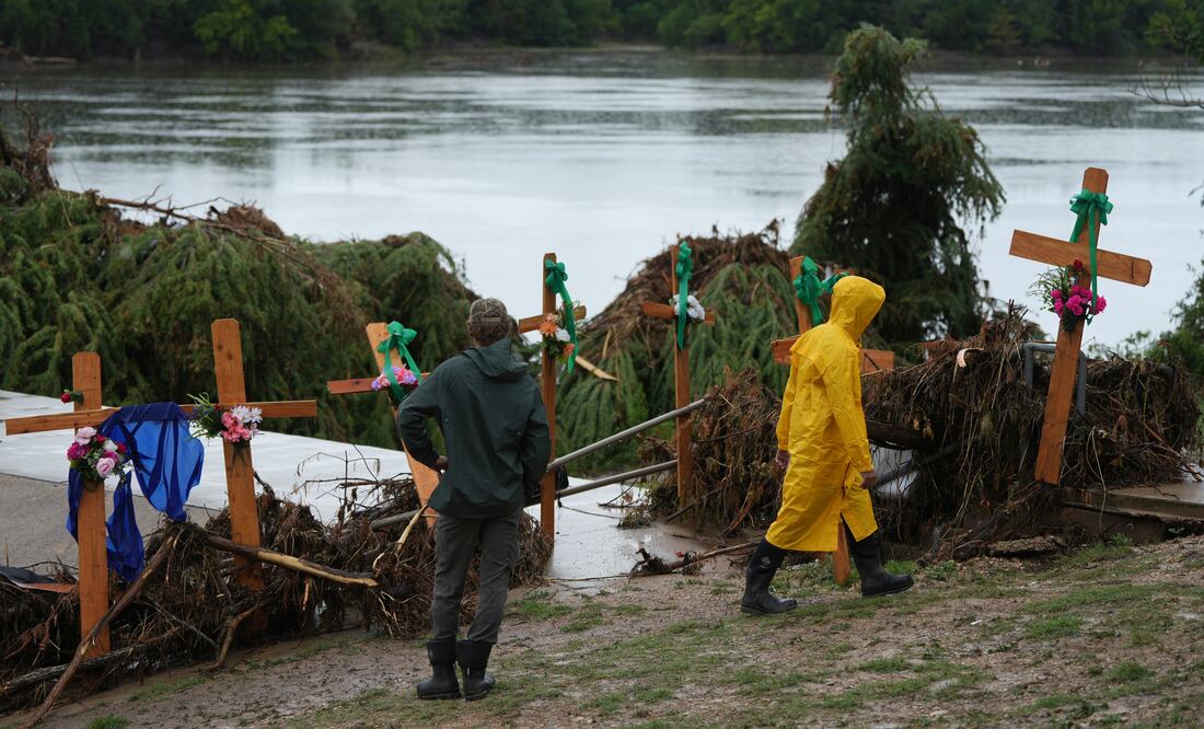 Inundaciones en Texas: 133 muertos y 100 desaparecidos; la búsqueda tardará 6 meses. Foto: AP