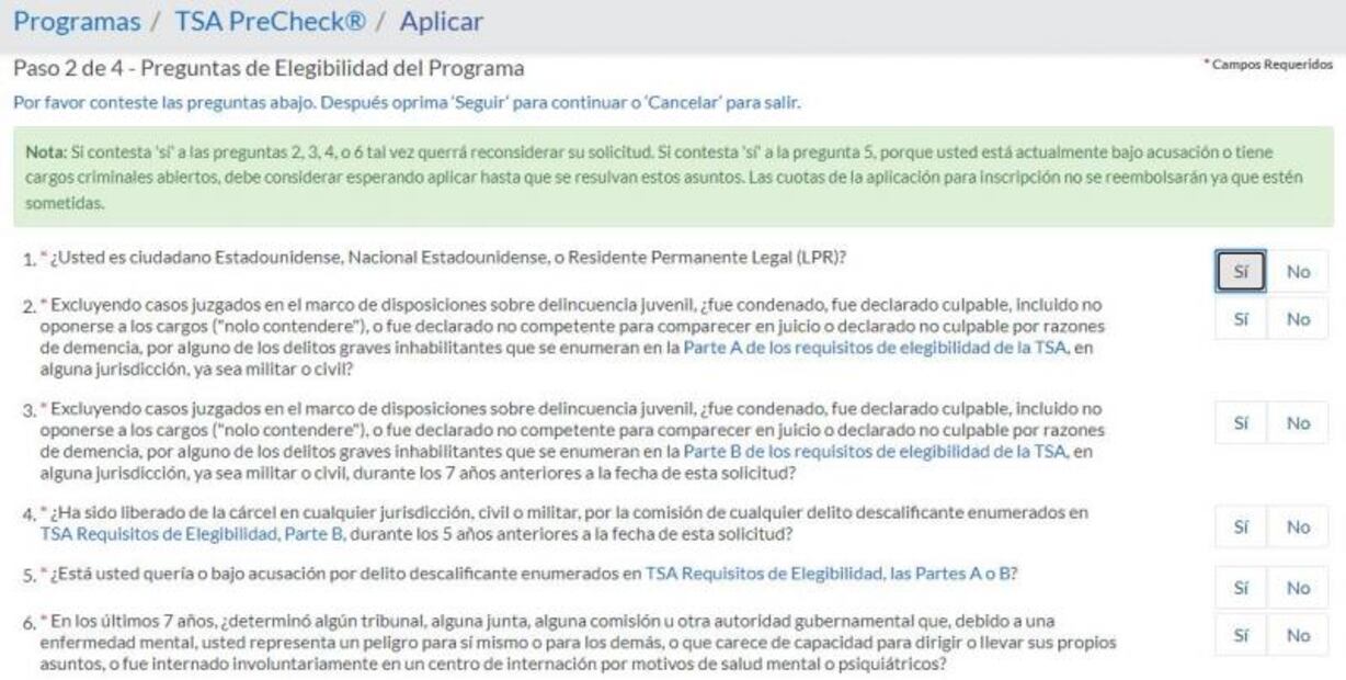EU baja la tarifa del programa TSA PreCheck para viajeros confiables