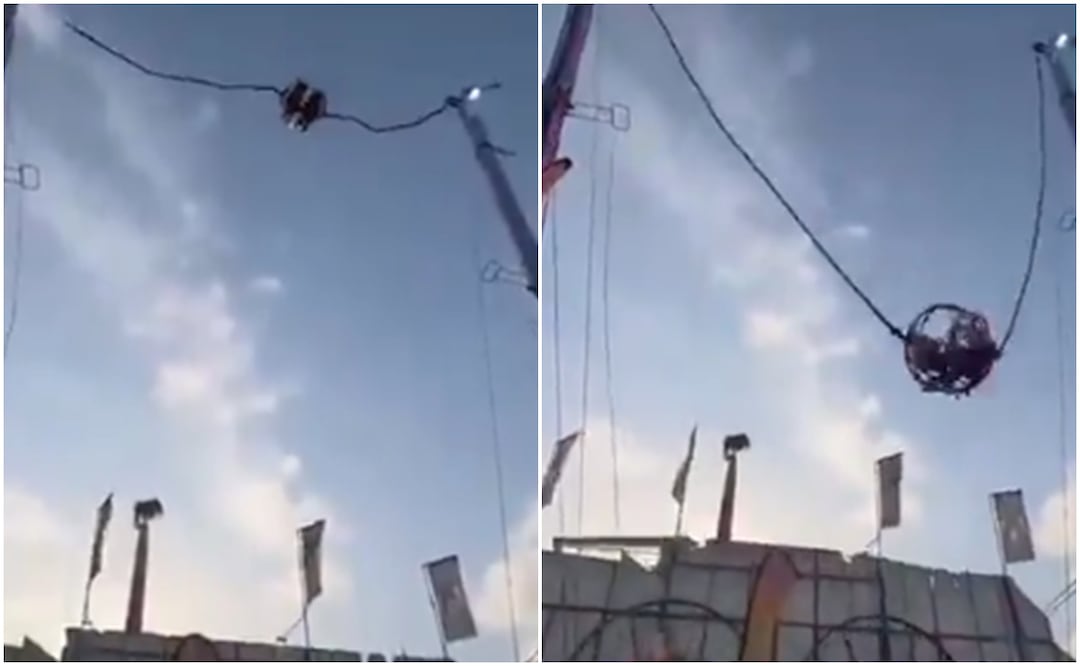 Video aterrador: se rompe cable de juego mecánico y todo termina en segundos de terror. Imágenes tomadas de video de X