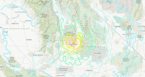 Videos. Así se percibió el sismo de magnitud 6.4 en California 
