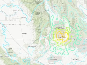 Videos. Así se percibió el sismo de magnitud 6.4 en California