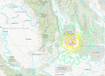Videos. Así se percibió el sismo de magnitud 6.4 en California
