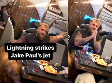 Antes de la pelea con Mike Tyson, Jake Paul vive momento de terror por golpe de rayo sobre su jet en pleno vuelo