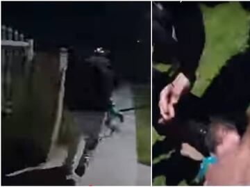 Video. Policía de LA tira a hombre que cargaba un bebé y le fractura el cráneo