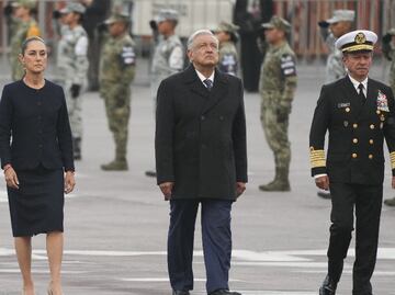 AMLO y Sheinbaum conmemoran los sismos de 1985 y 2017, los más devastadores