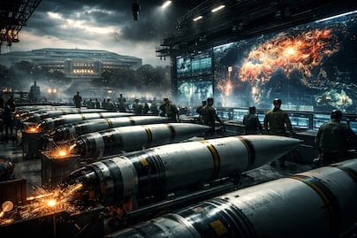 Pentágono entra en "modo guerra" y activa producción masiva de misiles por tensión con Irán