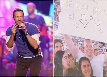 'Kisscam' de Coldplay ahora une corazones: Chris Martin se convierte en cómplice de una propuesta de matrimonio
