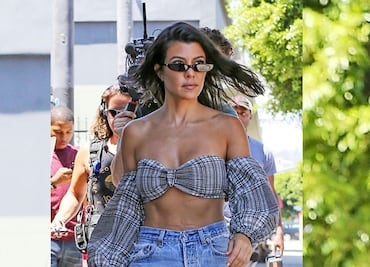 Kourtney Kardashian ‘incendia’ Instagram con diminuto vestido de corsé