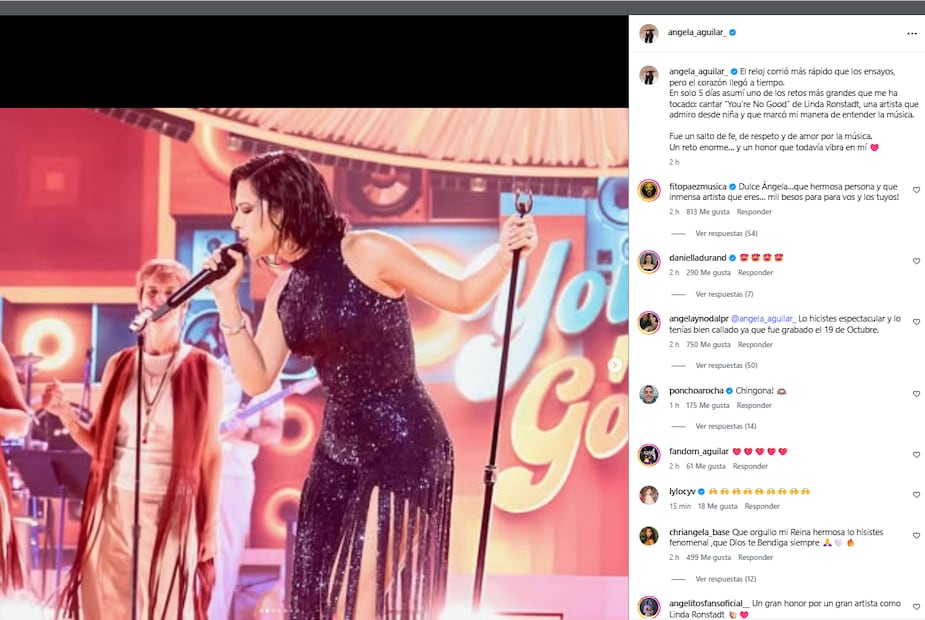 Foto: Ángela Aguilar / IG