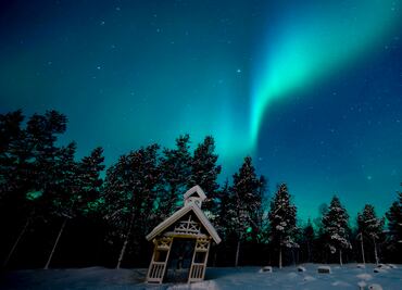 Plan para ver auroras boreales y nieve en Yellowknife (Canadá)