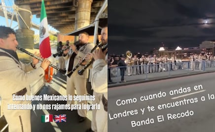 El Recodo arma un palomazo frente al Tower Bridge y la policía interrumpe el show
