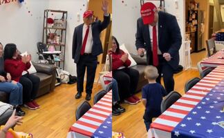 Niño celebra su cumpleaños con fiesta temática de Donald Trump: “Cumplimos su sueño”, dicen padres