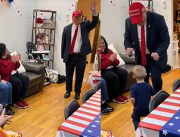 Niño celebra su cumpleaños con fiesta temática de Donald Trump: “Cumplimos su sueño”, dicen padres