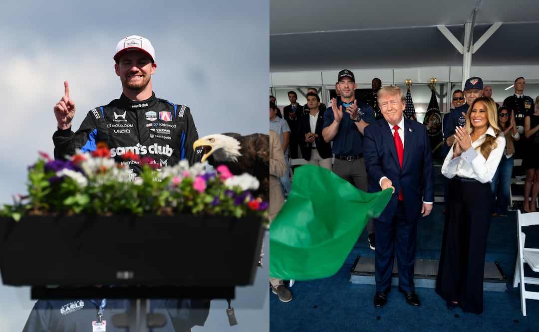 Kyle Kirkwood gana la Freedom 250 tras banderazo de Trump y consigue su segunda victoria de IndyCar. Foto: AP