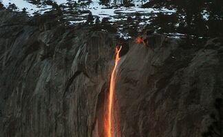 ¿Cuándo y dónde ver la “Cascada de Fuego” del Parque Yosemite?