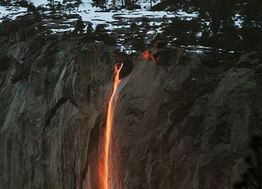 ¿Cuándo y dónde ver la “Cascada de Fuego” del Parque Yosemite?
