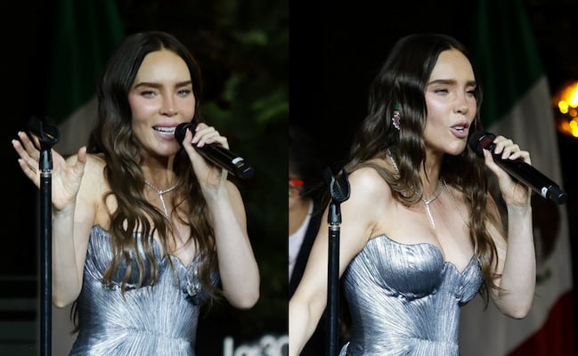 Belinda deslumbra en la gala de Las 300 Líderes con vestido strapless y joyas millonarias 
