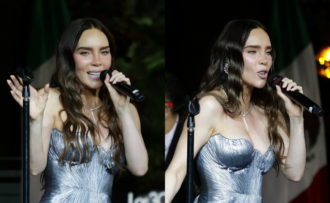 Belinda deslumbra en la gala de Las 300 Líderes con vestido strapless y joyas millonarias. Foto: Carlos Mejía / EL UNIVERSAL